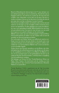 Spinoza, filosoof van de blijheid achterzijde