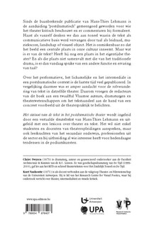 Het Statuut van de tekst in het postdramatische theater achterzijde