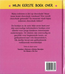 Mijn eerste boek over chocolade achterzijde