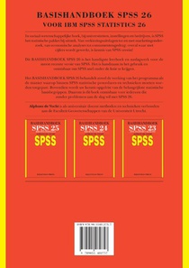 Basishandboek SPSS 26 achterzijde