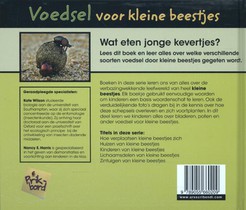 Voedsel voor kleine beestjes achterzijde