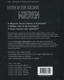 Leven in een kolonie mieren achterzijde