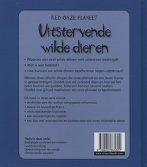 Uitstervende wilde dieren achterzijde