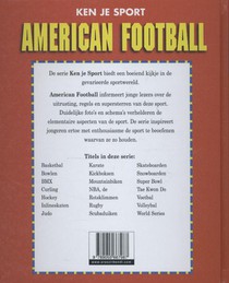 American football achterzijde