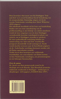 Leeswijzer bij 'Zijn en tijd' van Martin Heidegger achterzijde