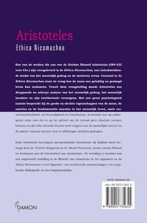 Ethica Nicomachea achterzijde