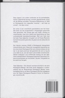 Twee tijdperken / Een literaire recensie achterzijde