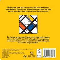 puzzelboek nijntje de kunstenaar achterzijde