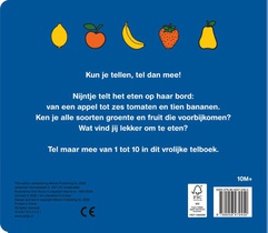nijntje telboek, groente en fruit achterzijde