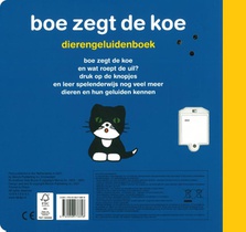dierengeluidenboek boe zegt de koe achterzijde