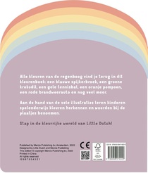 Regenboog kleurenboek achterzijde