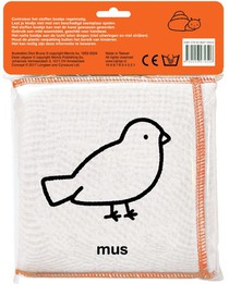 stoffen babyboekje, wat zie je in de tuin, nijntje? achterzijde