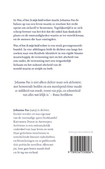 Was, of hoe ik mijn huid verloor achterzijde