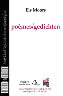 Poèmes / Gedichten achterzijde