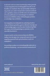 Satipatthana achterzijde