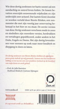 Dertig zenlessen achterzijde