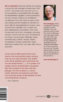 Zen is opendoen achterzijde