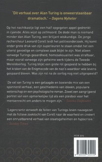 De val van Turing achterzijde