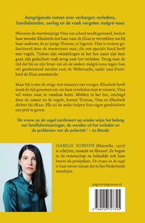 De vrouw en de vogel achterzijde