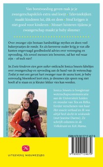 Zoete kinderen eten geen suiker achterzijde