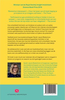 Het geheime leven van het tienerbrein achterzijde
