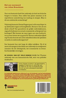 De school van het vrije denken achterzijde