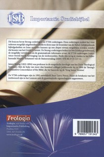 Grieks-Nederlands Lexicon op basis van Strong-coderingen achterzijde