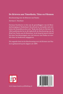 De brieven aan Timotheüs, Titus en Filemon achterzijde