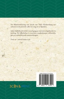 Job & Psalmen 1-50 achterzijde