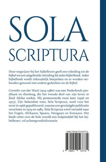 Sola Scriptura achterzijde