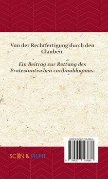 Von der Rechtfertigung durch den Glauben achterzijde