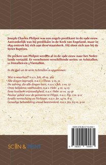 Tiende Achttal Leerredenen achterzijde