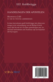 Handelingen der Apostelen achterzijde