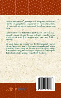 Hermeneutiek voor de Schriften des Nieuwen Verbonds achterzijde