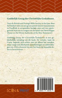 Goddelijk gezag der Christelijke Godsdienst achterzijde