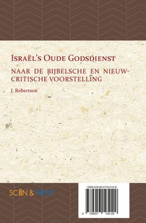Israël's Oude Godsdienst achterzijde
