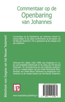 Commentaar op de Openbaring van Johannes achterzijde