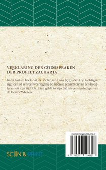 Verklaring der Godspraken der profeet Zacharia achterzijde