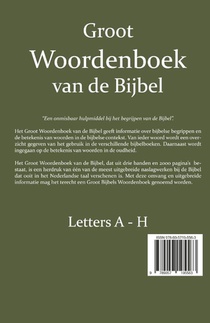 Groot Woordenboek van de Bijbel A-H achterzijde