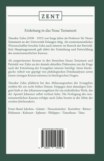 Einleitung in das Neue Testament achterzijde