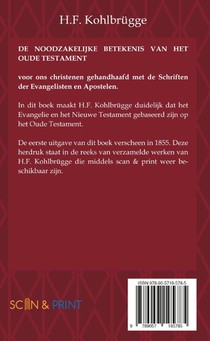 De Noodzakelijke Betekenis van het Oude Testament achterzijde