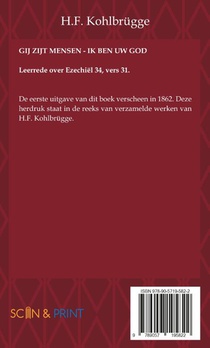 Gij zijt mensen - Ik ben uw God achterzijde