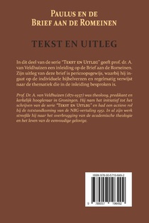 Paulus en de Brief aan de Romeinen achterzijde