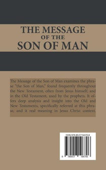 The Message of the Son of Man achterzijde