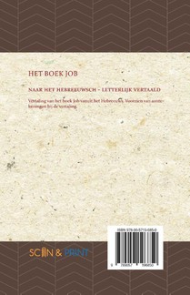 Het Boek Job achterzijde