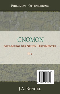 Gnomon - Auslegung des Neuen Testamentes II-2 achterzijde