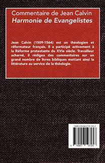 Harmonie de trois Evangelistes achterzijde