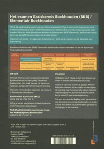 Basiskennis Boekhouden/Elementair Boekhouden (BKB/EB) achterzijde