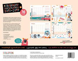 Kidsproof Familyplanner 2018-2019 achterkant