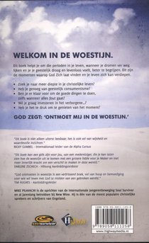 God ontmoeten in de woestijn achterzijde